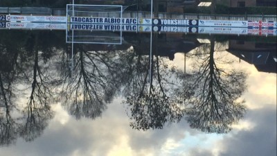 Tadcaster's pitch is flooded