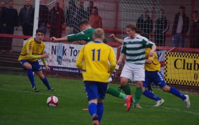 Stocksbridge were under siege for a large majority of the game