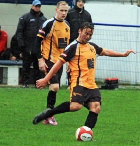 Rob Bordman scored two stunning goals for Ossett Albion in the brilliant win at Glossop