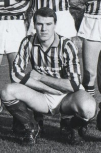 Martin Haresign during his playing days at Farsley Celtic