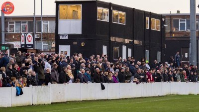 Over 600 people turned out to see the Ossett derby. Picture: Mark Gledhill