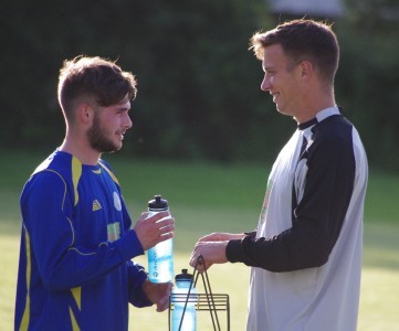 Love at first sight over the water bottles at Pickering Town