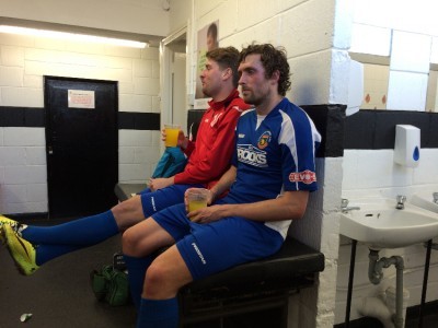 Former Harrogate Railway winger Rob Youhill realises he is sat with 'the nutter on the bus'