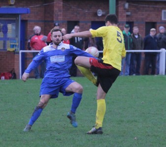 Matty Roberts made his debut for Glasshoughton Welfare. Picture: Simon Hall