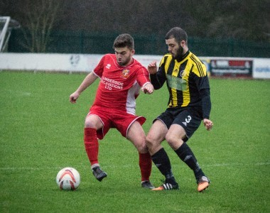 Action from Nostell Miners Welfare 1-2 Bridlington Town. Picture: Ian Parker