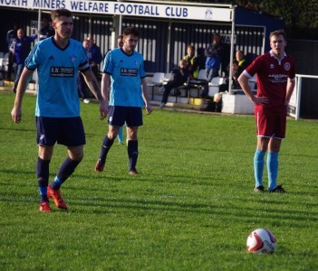 Hemsworth Miners Welfare captain Jason Yates (left) is available for the trip to Bottesford Town tonight.