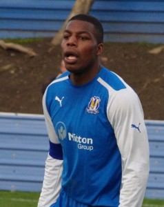 Eccleshill captain Jermaine Springer scored a late consolation for his team