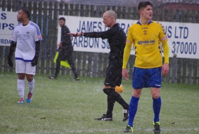 Referee Mick Denton agreed that it was a penalty 