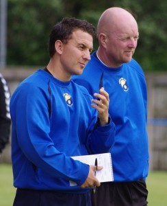 Graham Nicholas has reunited himself with Neil Jones (right) at Ossett Town