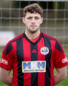 Aaron Moxam scored twice for Goole AFC