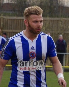 Danny Frost scored late-on for Ossett Albion, but the goal was ruled out for handball