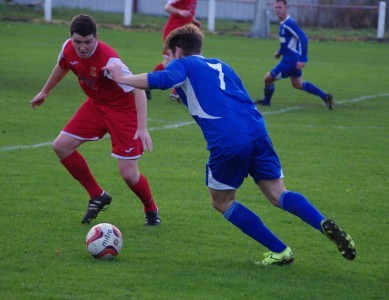 Will Ramsay (left) scored twice in Selby's win at Glasshoughton