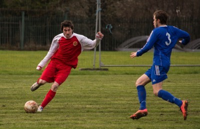 Worsbrough debutant Josh Stacey saw red. Picture: thesaturdayboy.co.uk