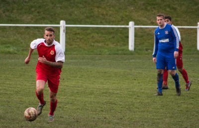 Key midfielder Luke Forgione came off the bench for Worsbrough. Picture: thesaturdayboy.co.uk