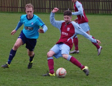 Action from AFC Emley 3-0 Hemsworth 