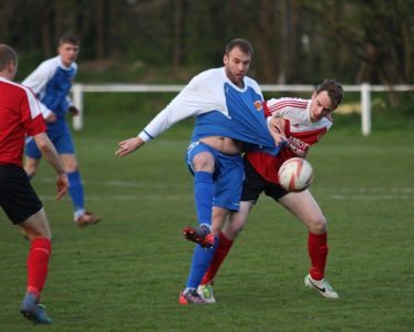 Action from Knaresborough 2-1 Worsbrough. Picture: Craig Dinsdale