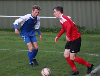 Action from Knaresborough 2-1 Worsbrough. Picture: Craig Dinsdale