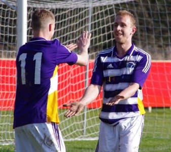 Law celebrates with Shane Kelsey