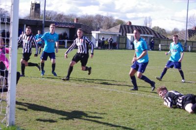 Tom Cadzow heads Penistone in front