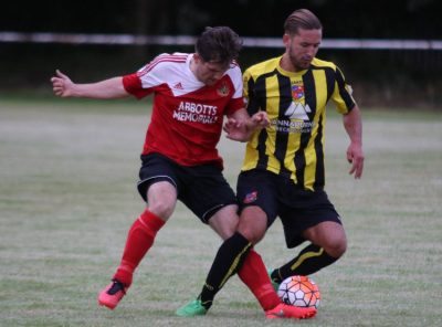 Action from Knaresborough Town 0-3 Harrogate Town. Picture: Craig Dinsdale 