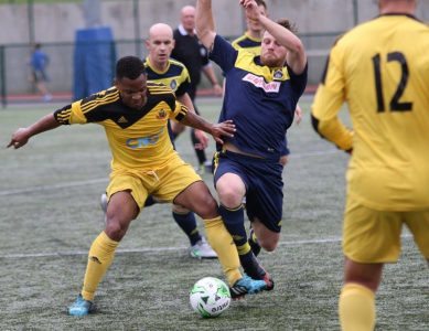 Seb Carole in action for Knaresborough in the win at Ilkley. Picture: Craig Dinsdale