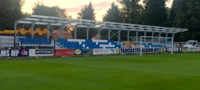 The new stand at Tadcaster Albion