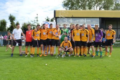 Handsworth Parramore celebrate winning the Toolstation Cup. Picture: The Bootiful Game