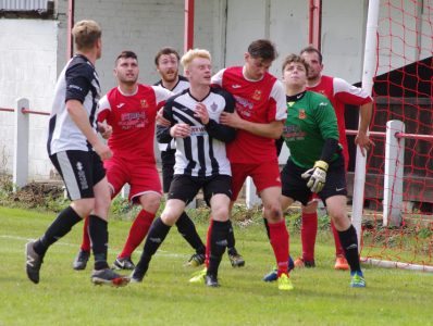 Selby Town in action against Northallerton Town