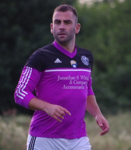 Former Leeds United midfielder Simon Walton made his first appearance in a Garforth Town jersey