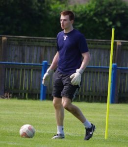 Paul Hagreen pictured training with Garforth Town on Saturday morning