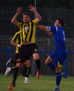 Action from Garforth Town 0-1 Harrogate Town