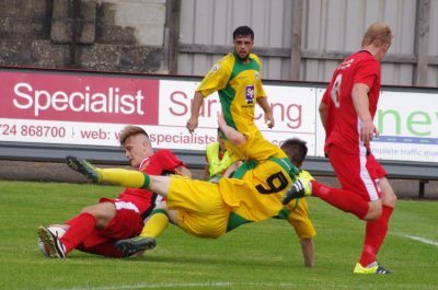 Action from Bridlington Town 2-1 North Ferriby