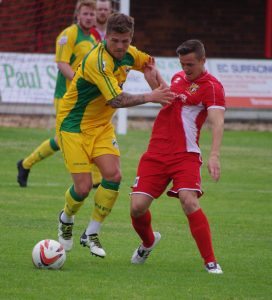 Action from Bridlington Town 2-1 North Ferriby