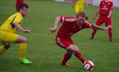 Action from Ossett Town 2-2 Frickley Athletic