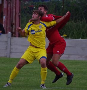 Action from Ossett Town 2-2 Frickley Athletic