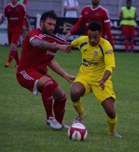 Action from Ossett Town 2-2 Frickley Athletic