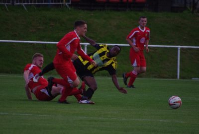 Action from Nostell Miners Welfare 3-0 Handsworth Parramore X1