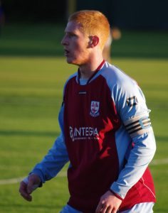 AFC Emley defender Tom Brennan (pictured) has been joined by his brother Joe at the Welfare Ground