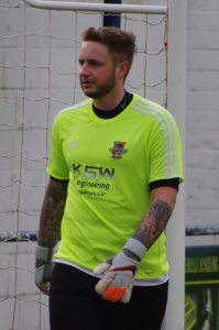 New Glasshoughton Welfare goalkeeper Danny Waring