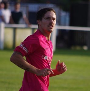 Kieran Lugsden scored Shaw Lane's second goal in the 2-1 win at Leek Town