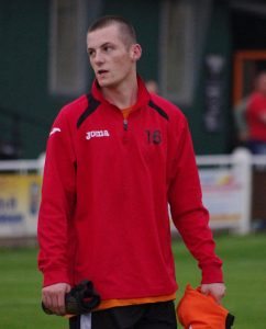 Hemsworth Miners Welfare left-back Cameron Clark appeared in the second half for Brighouse