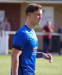 Young Hemsworth Miners Welfare defender Rogan Green