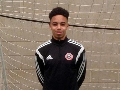 Young Sheffield United striker Nathaniel Croft