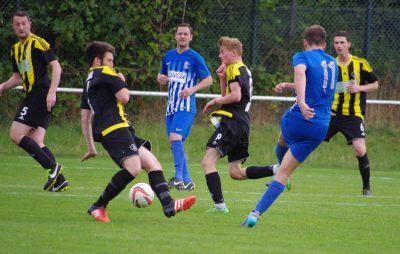 Hallam attacker Jed Phillips strikes for goal