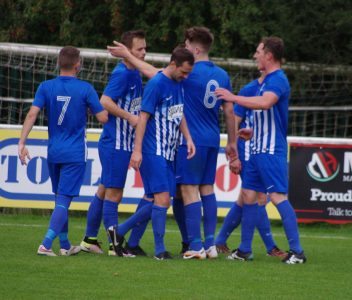 Hallam celebrate Joel Purkiss' late goal