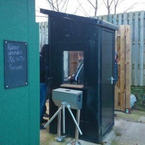 Will inside his turnstile 