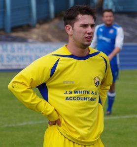 Going nowhere: Garforth attacker Mitch Hamilton 