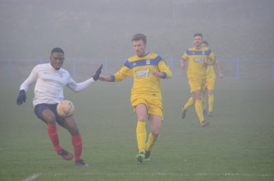 Action from Yorkshire Amateur 1-0 Hall Road Rangers. Picture: Lee Myers 