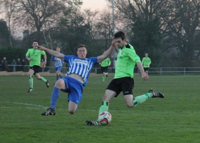 Action from Hallam 0-2 AFC Emley. Picture: Mark Parsons